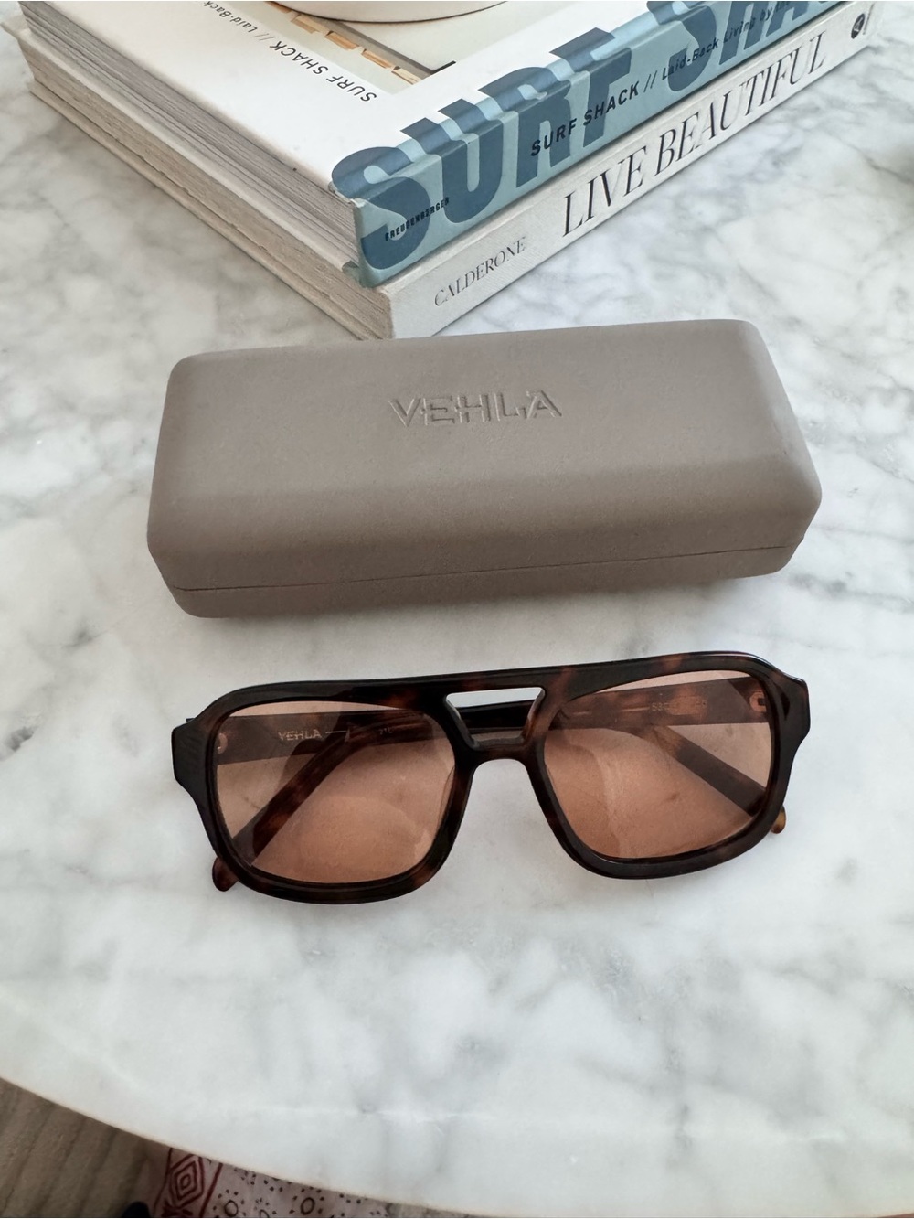 VEHLA Dixie vs124 Tortoiseshell Sunglasses with Brown Lenses - NEVER WORN